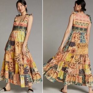 Anthropology Geisha Designs Maxi dress.